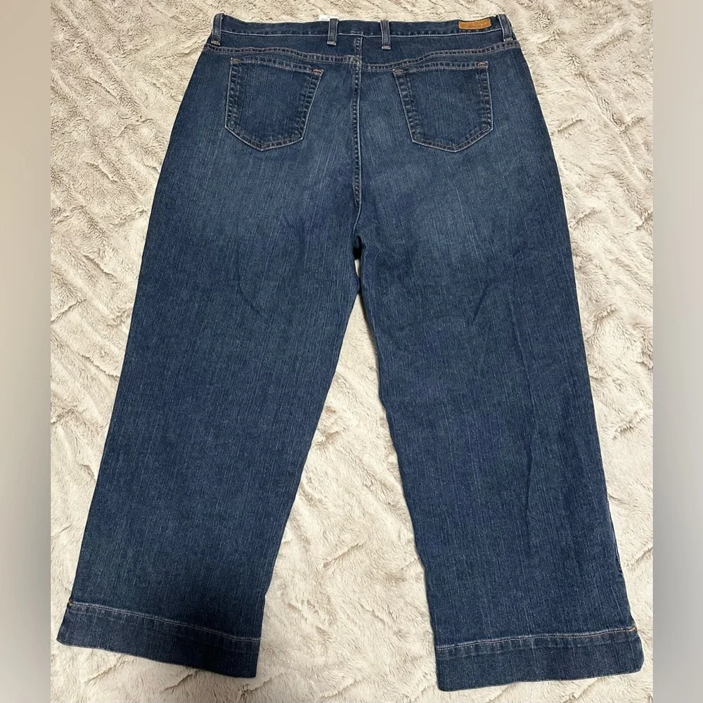 Eddie Bauer Women’s Tall Femme Grande Pants Blue Jeans Size 18T - Picture 12 of 13